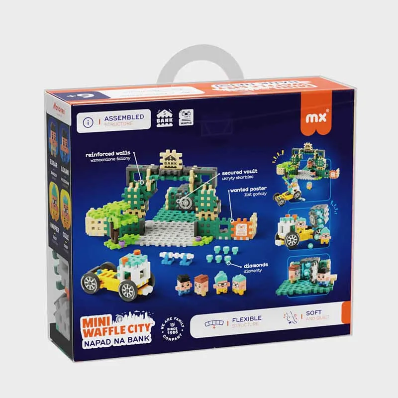 Мини вафлен конструктор Marioinex &quot;Банков обир&quot;, 148 части