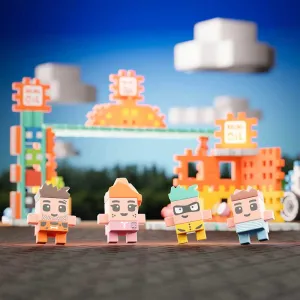 Мини вафлен конструктор Marioinex &quot;Бензиностанция&quot;, 148 части