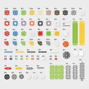 Мини вафлен конструктор Marioinex &quot;EXPERT&quot;, 301 части