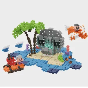 Мини вафлен конструктор Marioinex &quot; Приключение на островът на съкровищата&quot;, 148 части