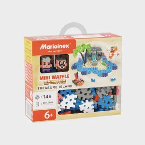 Мини вафлен конструктор Marioinex &quot; Приключение на островът на съкровищата&quot;, 148 части