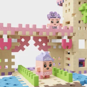 Мини вафлен конструктор Marioinex " Замъкът на принцесата ", 280 части