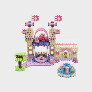 Мини вафлен конструктор Marioinex " Замъкът на принцесата ", 280 части