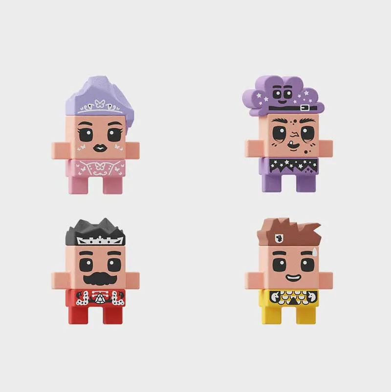 Мини вафлен конструктор Marioinex " Замъкът на принцесата ", 280 части