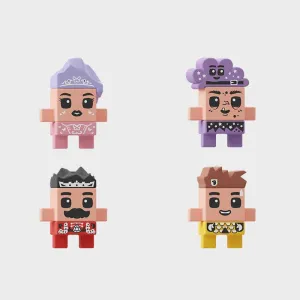 Мини вафлен конструктор Marioinex " Замъкът на принцесата ", 280 части