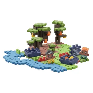 Мини вафлен конструктор Marioinex "Какаова плантация", 100 части