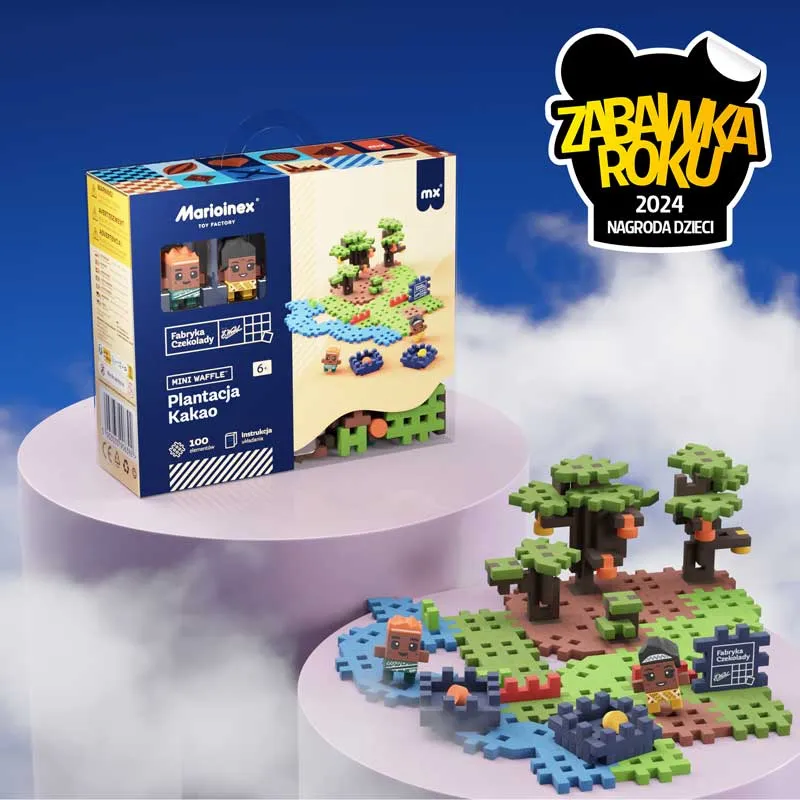 Мини вафлен конструктор Marioinex "Какаова плантация", 100 части