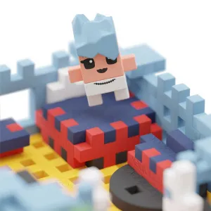 Мини вафлен конструктор Marioinex "Къща в града", 148 части