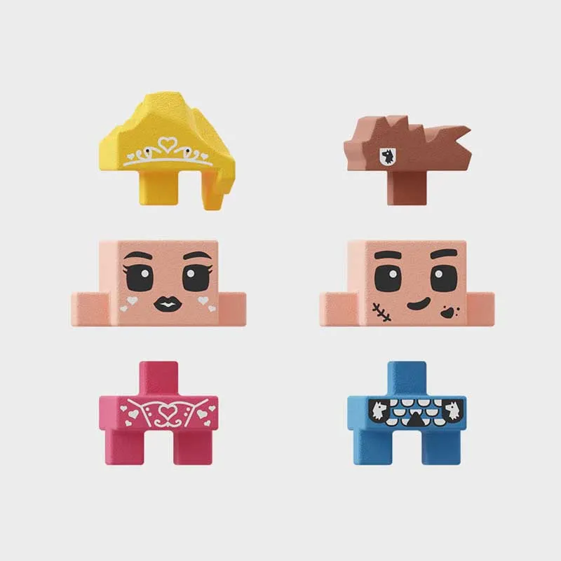 Мини вафлен конструктор Marioinex "Кула на фантазиите ", 148 части