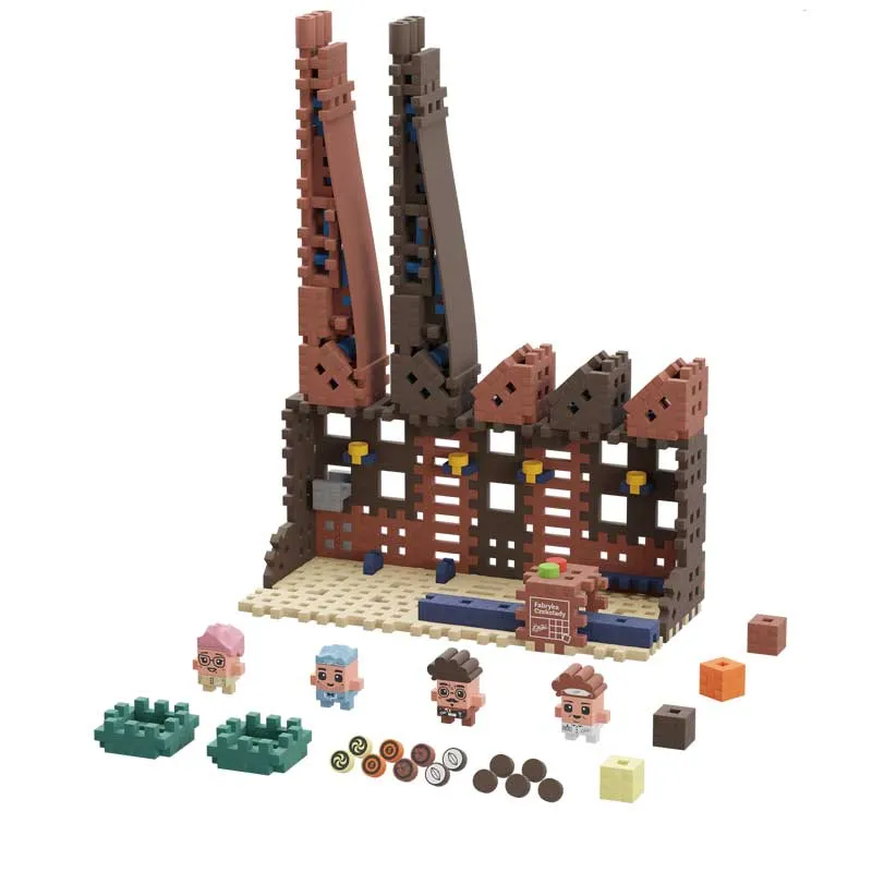 Мини вафлен конструктор Marioinex "Шоколадова фабрика", 230 части