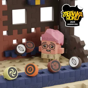 Мини вафлен конструктор Marioinex "Шоколадова фабрика", 230 части