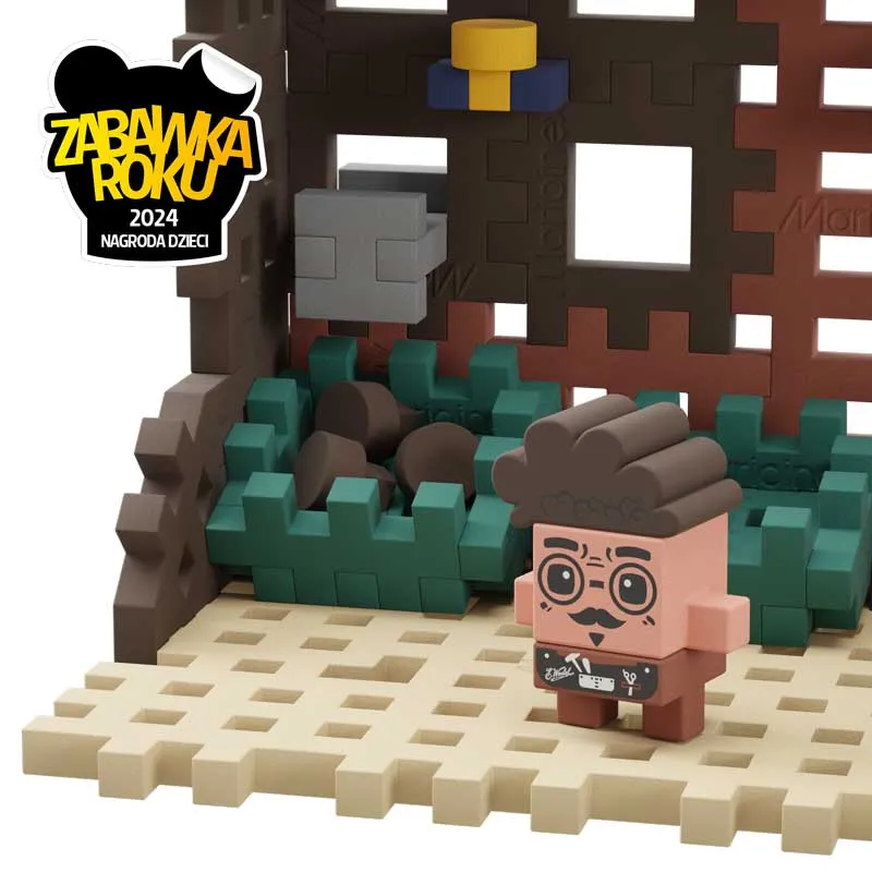 Мини вафлен конструктор Marioinex "Шоколадова фабрика", 230 части