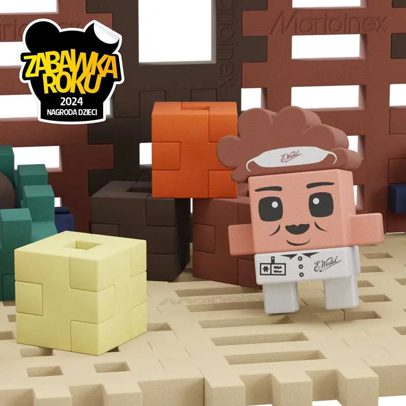 Мини вафлен конструктор Marioinex "Шоколадова фабрика", 230 части