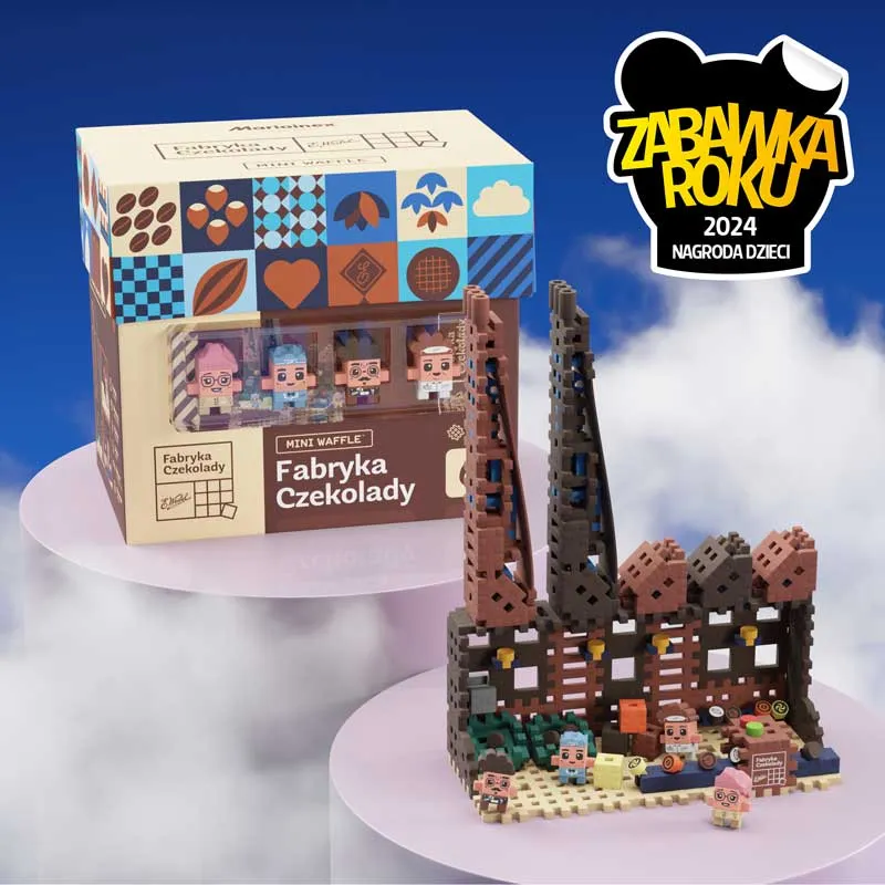 Мини вафлен конструктор Marioinex "Шоколадова фабрика", 230 части