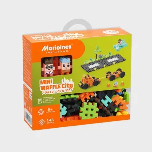Мини вафлен конструктор Marioinex "Шоу в небето", 148 части