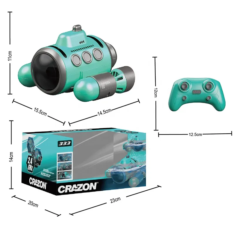 Children's interactive motorboat for water Crazon with remote control