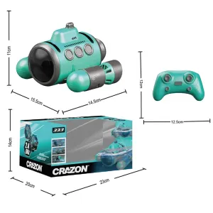Детска интерактивна моторна лодка за вода Crazon с дистанционно управление
