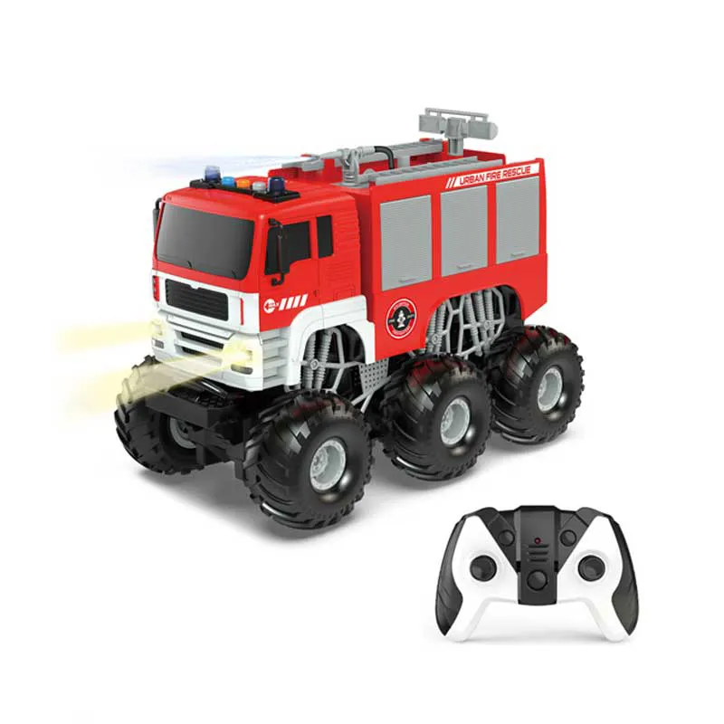 Children's fire truck Crazon with sounds, lights, and smoke effects, remote control