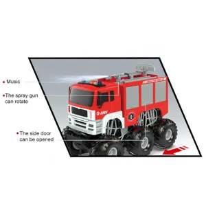 Детска пожарна кола Crazon с звуци, светлини и димни ефекти, дистанционно управление