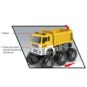 Детски строителен камион Crazon с звуци, светлини и дистанционно управление