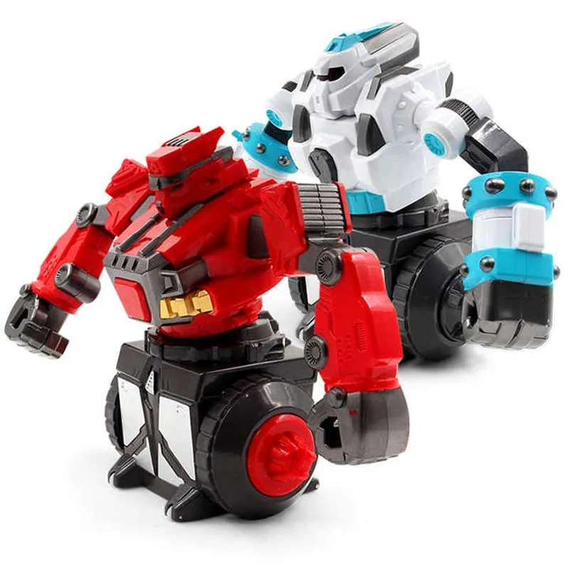 Interactive set of two spinning battle robots Crazon, RC
