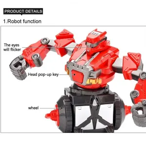 Interactive set of two spinning battle robots Crazon, RC