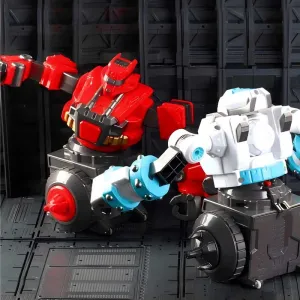 Interactive set of two spinning battle robots Crazon, RC