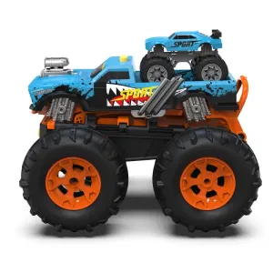 Офроуд джип 2 в 1 с писта за изстрелване на колички Crazon, с дистанционно управление