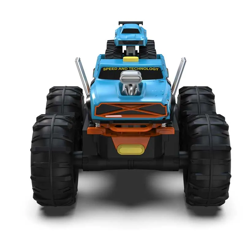 Офроуд джип 2 в 1 с писта за изстрелване на колички Crazon, с дистанционно управление