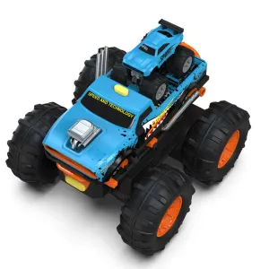 Офроуд джип 2 в 1 с писта за изстрелване на колички Crazon, с дистанционно управление