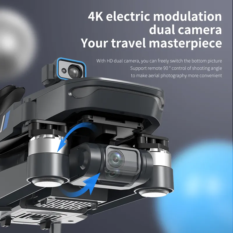 Професионален сгъваем дрон с GPS, сензори за препятствия и 4K камера