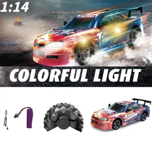 Радиоуправляема състезателна кола със светлинни ефекти, RC 1:14