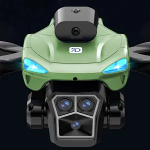 Сгъваем дрон с камера и сензори за препятствия, зелен цвят