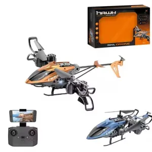 Сгъваем дрон с ULTRA HD 4K камера, светлинни ефекти и WiFi управление, оранжев цвят