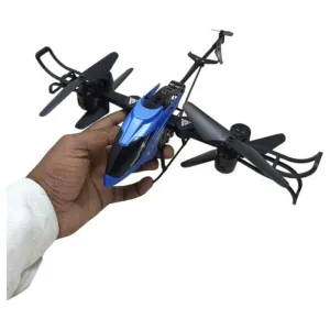 Сгъваем дрон с ULTRA HD 4K камера, светлинни ефекти и WiFi управление, син цвят