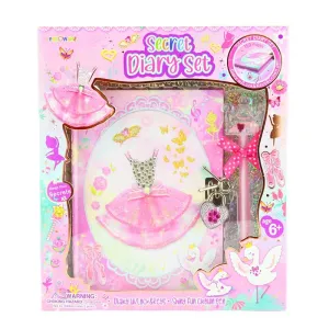 Таен дневник с катинар и химикалка-корона за вълшебни спомени