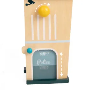 Children's wooden police station with accessories Classic World