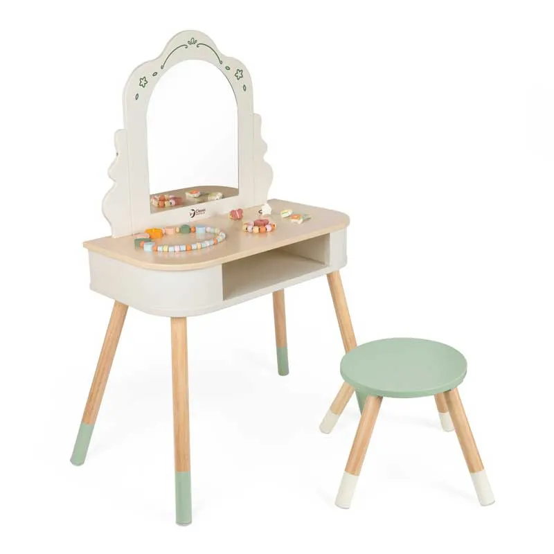 Child wooden dressing table with mirror Magic Dresser Classic World