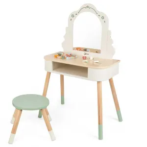 Child wooden dressing table with mirror Magic Dresser Classic World