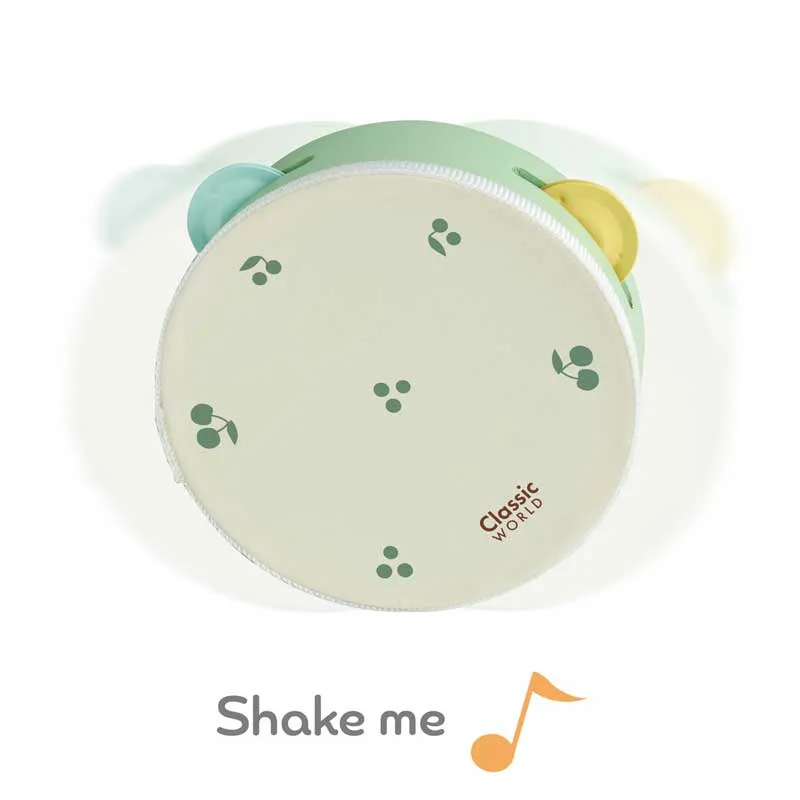 Vintage musical set of 5 pieces from Classic World with xylophone, drum, and flute