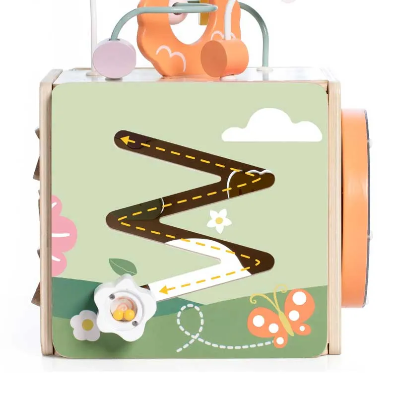 Wooden sensor cube Classic World 5 in 1 Beehive