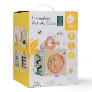 Wooden sensor cube Classic World 5 in 1 Beehive
