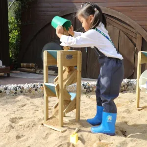 Дървена детска кула за игра с пясък Classic World Educational, 3+ години