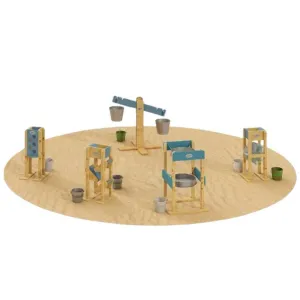 Дървена детска кула за игра с пясък Classic World Educational, 3+ години