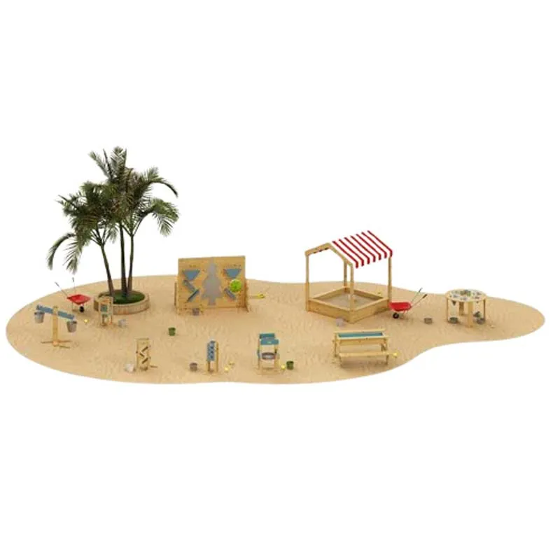 Дървена детска кула за игра с пясък Classic World Educational, 3+ години