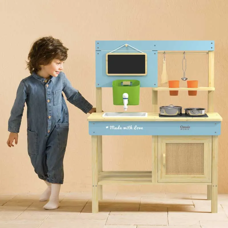 Wooden garden kitchen for children Classic World 90 cm - 3+ years