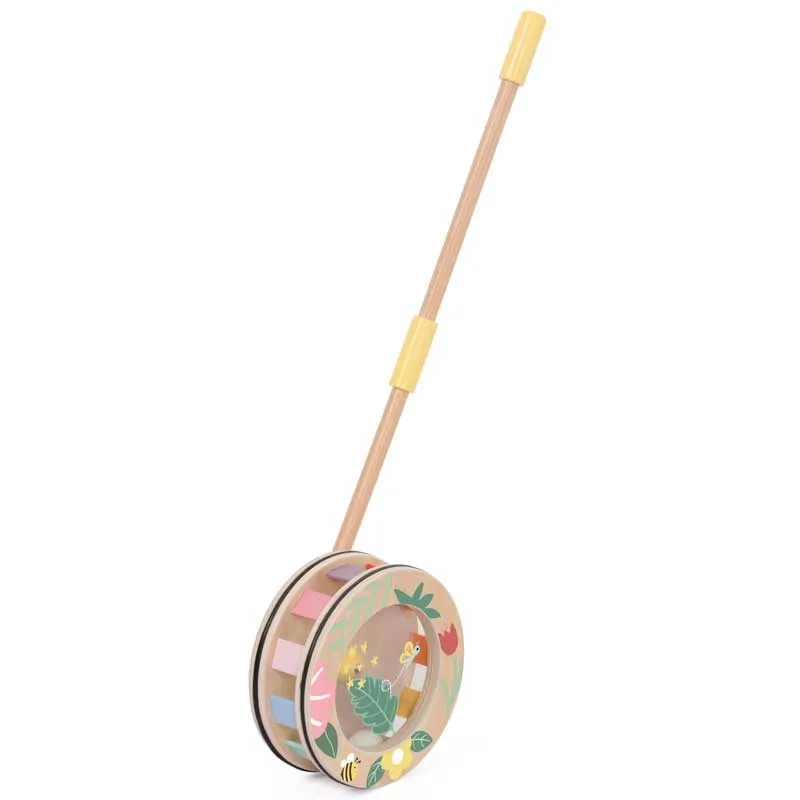 Wooden push toy Rainbow Classic World