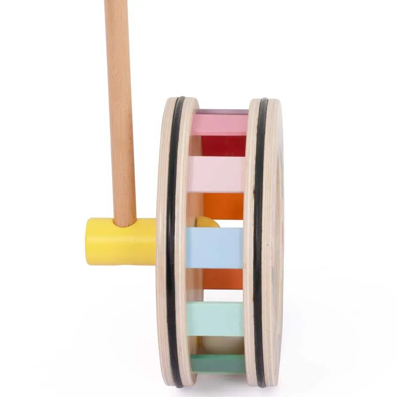 Wooden push toy Rainbow Classic World
