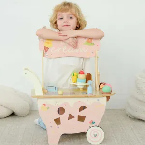 Дървена количка за сладолед Classic World за деца