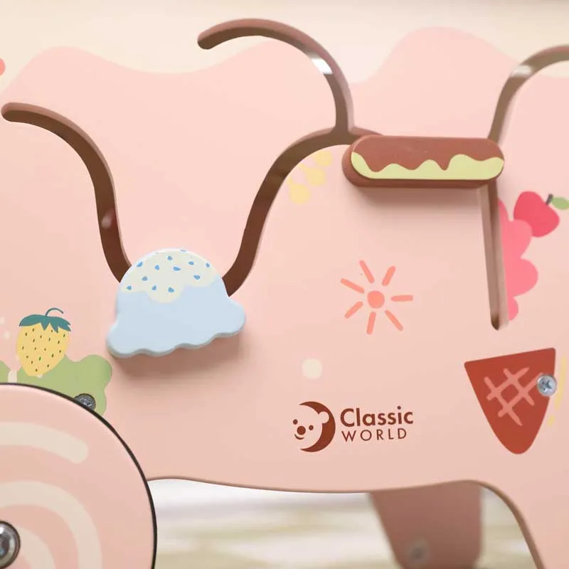 Дървена количка за сладолед Classic World за деца